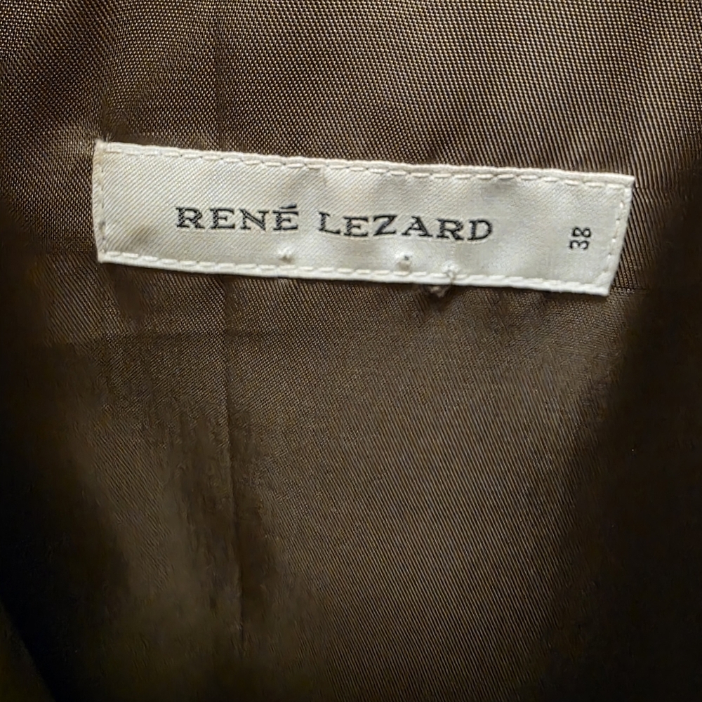 René Lezard Olive Green 💯Genuine Leather Jacket - Picture 10 of 12